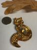 Lovely Rhinestone Accents Enamel Fox Brooch Approximately 1.75&rsquo;&rsquo; - 5