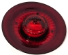 Vintage Ruby Red Glass Serving Dish with Lid - 2