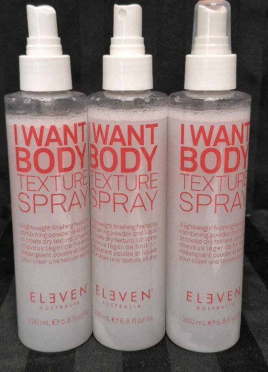 [See Desc] 3 ELEVEN "I Want Body" Texture Sprays, 200ml
