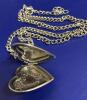 Vintage Gothic Bat & Heart Inspired Pendant Necklace Stainless Steel Chain Bat Locket approximately 1&rsquo;&rsquo; Chain 14 choker lengh with 2.5&rsquo;&rsquo; extender - 6