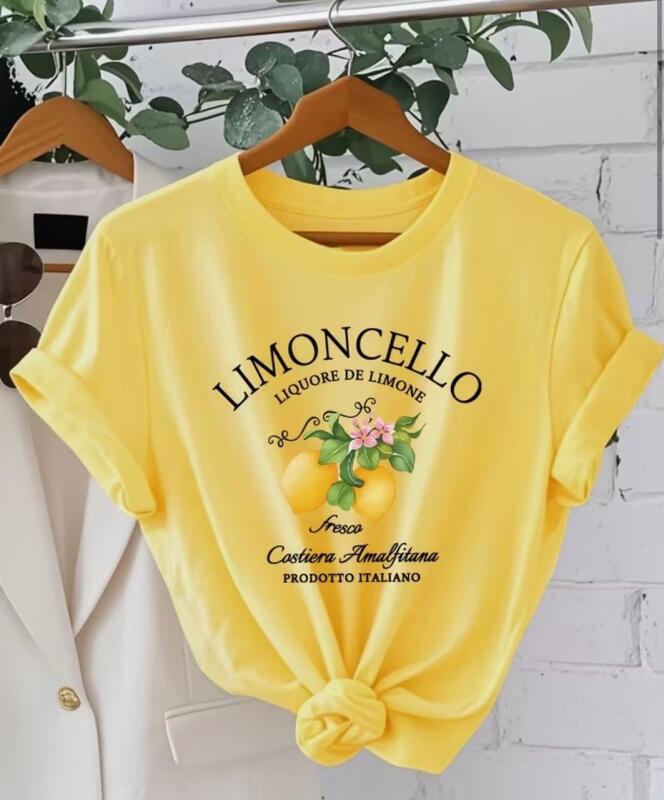 New Size Medium Vibrant Limoncello Lemon Yellow Women's Casual Short Sleeve T-Shirt | Lightweight Breathable Fabric, Machine Washable, Everyday Comfort Shirt Stock photos added