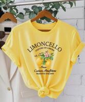 New Size Medium Vibrant Limoncello Lemon Yellow Women's Casual Short Sleeve T-Shirt | Lightweight Breathable Fabric, Machine Washable, Everyday Comfort Shirt Stock photos added