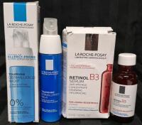 [See Desc] 2 La Roche-Posay Facial Products - Toleriane Dermallergo Night Moisturizer 40mL Exp 04/2026 & Retinol B3 Serum Anti-Wrinkle 30mL Exp 11/2027