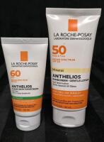 [See Desc] 2 La Roche-Posay Anthelios Body & Face Sunscreen - 60 SPF Face Dry Touch 50mL Exp 07/2027 & 50 SPF Body & Face Sunscreen 90mL Exp 03/2026