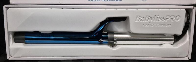 As New in Open Box BaByliss Pro Nano Tiranium Extended-Barrel Curling Iron - 1.25" Barrel up to 430 Degrees