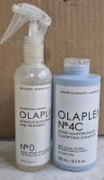 [See Desc] 2 Olaplex Hair Products: Intensive Bond Building Hair Treatment no. 0 155mL & Bobd Maintenance Clarifying Shampoo 250mL