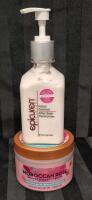 [See Desc] 2 Body Creams: Epicuren After Bath Moisturizer 236mL & Tree Hut Moroccan Rose Whipped Shea Body Butter 240g