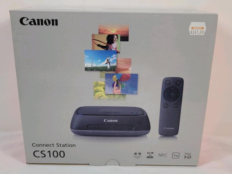 New - Canon Connect Station CS100 Photo and Video Hub . 1-TB of Wireless Accessible Storage