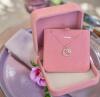 Hello Kitty Rhinestone Necklace with Gift Bag and Pink Hard Case Jewelry Box Necklace 16 + 2&rsquo;&rsquo;