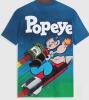 New Men's Large Popeye Rockership Casual Crew Neck T-Shirt with Short Sleeve 100% Polyester Stock photos added - 3