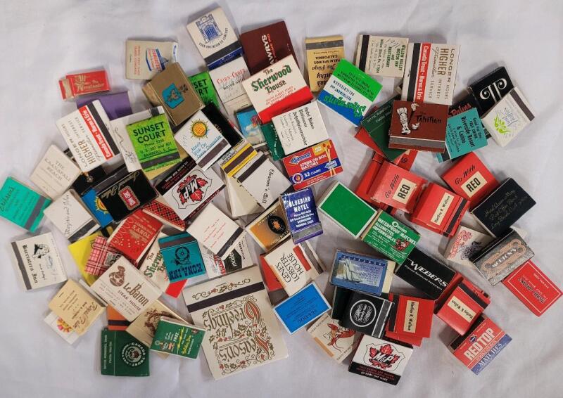 80+ Vintage Advertising Matchbooks . Majority still have matches