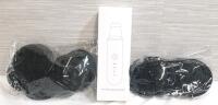 New Electronic Face Skin Cleansing Scrubber & 10 Black Sponge Pads