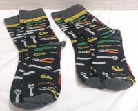 2 Pairs of Mechanical Tool Socks | Fits Men'sShoe Size 7