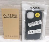 New Tempered Glass Screen Protector & iPhone 15 Hard Case