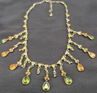 Stunning Colourful Stone 18" Necklace