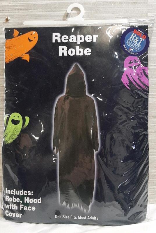 New Halloween Reaper Robe | One Size Adult Fit