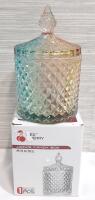 New Red Cherry Jarvis Candy Jar | Measures 5&frac12;" Tall, 3" Wide