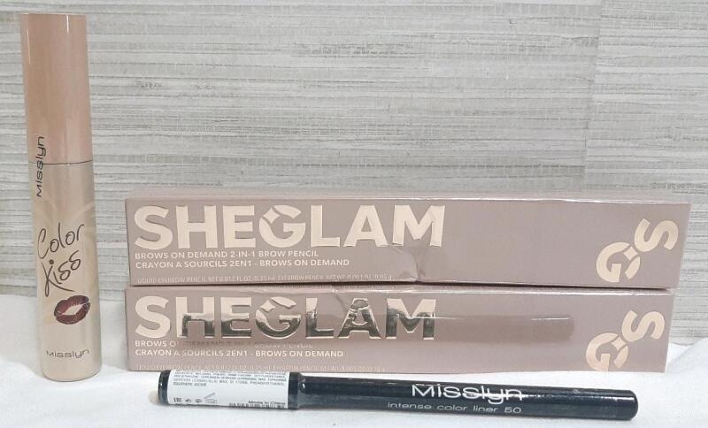 Lot of Beauty Products, Including Brow Pencils, Color Liner & Lip Gloss