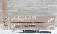 Lot of Beauty Products, Including Brow Pencils, Color Liner & Lip Gloss