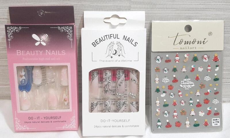 Lot of Do It Yourself Nail Art Products