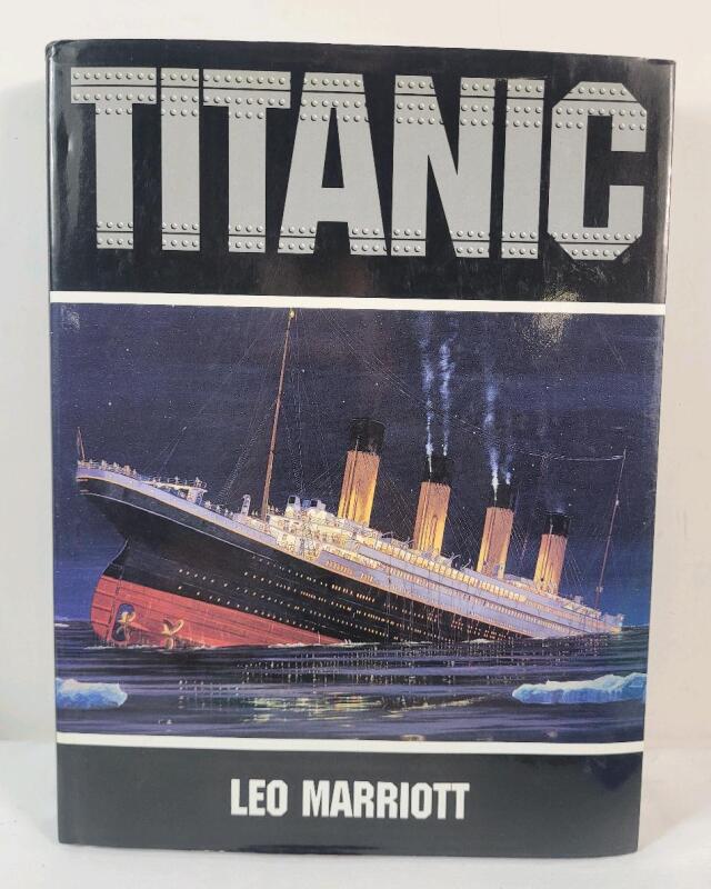 TITANIC by Leo Marriott Hardcover Book , 160 Pages .