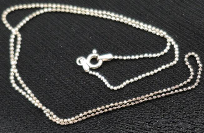 Vintage 18" Long Stamped 925 Italy Necklace