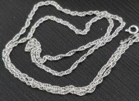 Vintage 20" Long Stamped Ster Chain Necklace