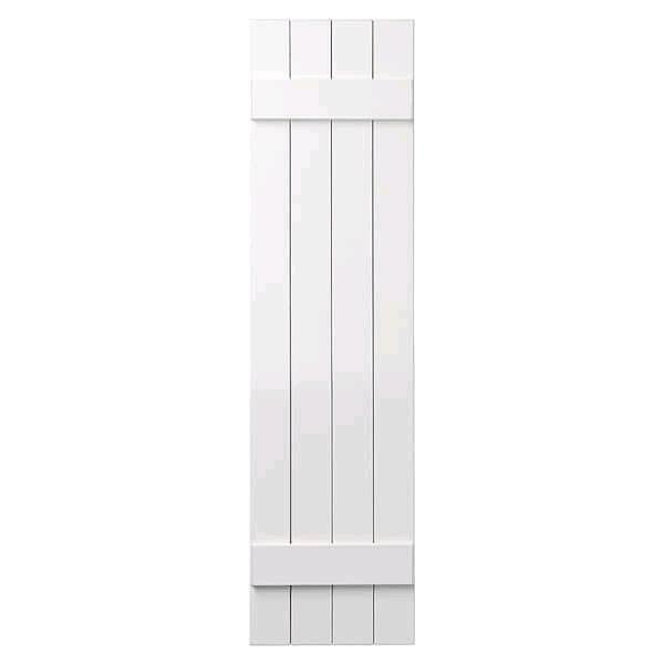 2 New Plygem 4-Board Closed Board and Batten Shutters. Retails for $67. 15 in. x 47 in.