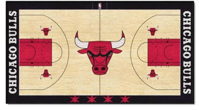 New Fanmats NBA Chicago Bulls Cour Runner Rug. 22" by 44". Retails for over $150