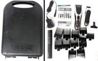 WAHL Rechargeable Personal Trimmer With 12 Guards, Comb, Batrery-Powered Touch-Up Trimmer & Case