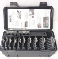As-New WAHL ELITE Attachment Guard Organizer With 12 Guards (&frac12;-8, L&R), 03291-200, Does Not Include Scissors, Oil, Brush Or Trimmer