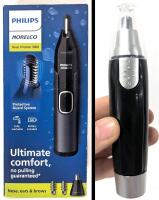 As-New PHILIPS Norelco Nose Trimmer 300, Fully Washable With AA Battery Included, Does Not Include Guards