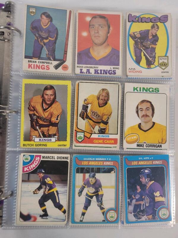 1969 - 2024 Los Angeles Kings NHL Hockey Trading Card Singles , 207 Trading Cards