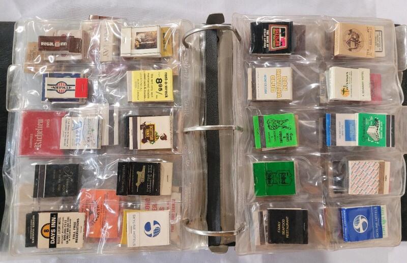 120++ Vintage Advertising Matchbooks . Majority with Matches