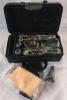 New - Eastar B Flat Clarinet for Beginner, Ebonite Clarinet Nickel-plated with 2 Barrels, 3 Reeds, White Gloves, Hard Case, Cleaning Kit . Model # ECL-300 - 2