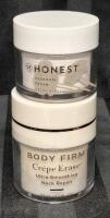 [See Desc] 2 Beauty Products: Honest Hydrogel Cream 50mL & Body Firm Crepe Erase Neck Repair 50mL