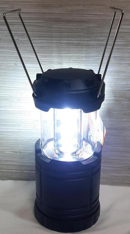 New Open Trails Portable Lantern | Includes Batteries, Tested For Functionality, Measures 7" Tall