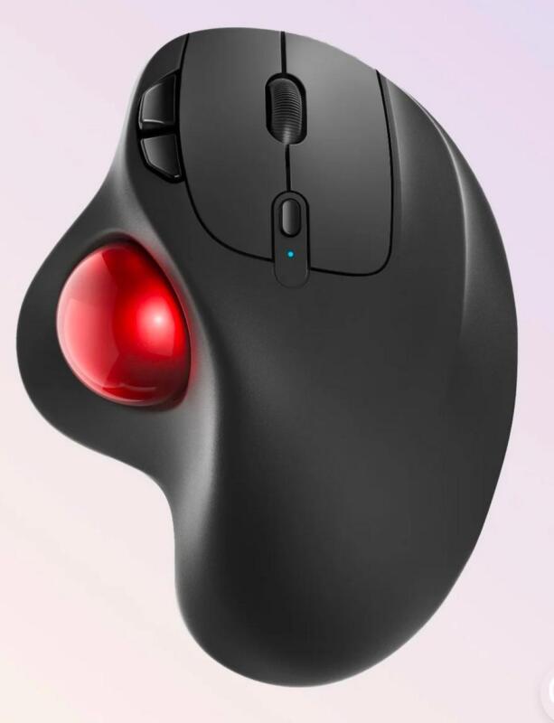 New Nulea M501 Wireless Trackball Mouse.