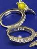 Demure Stamped S925 Small Firefly Hoop Earrings with Firefly Drop Approximately 1&rsquo;&rsquo; drop - 5