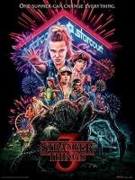 Two (2) New Stranger Things Canvas Art Movie Posters . Both measure 24"&times;36" . Both will be rolled-up .