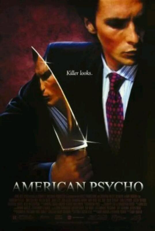 New - American Psycho Canvas Art Movie Poster , Measures 24"&times;36" . Will be rolled-up