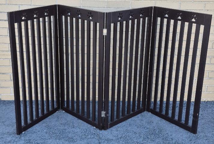 Wooden Room Divider/Gate 36" Tall and 80" Long