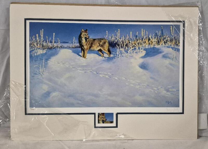 Vintage Signed Print "Bad River Ringnecks" # 98/395 - 23.5" by 17"