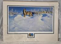 Vintage Signed Print "Bad River Ringnecks" # 98/395 - 23.5" by 17"