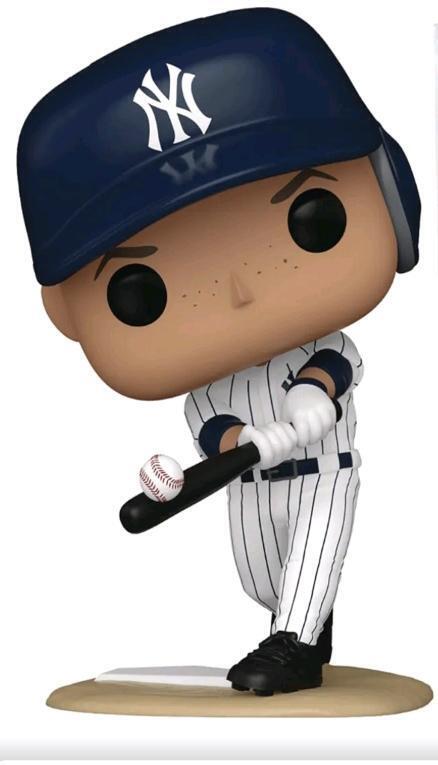 New Funko Pop! MLB: New York Yankees - Aaron Judge vinyl figure, specifically #97, w/ Topps 2022 Card pack and 1991 Major League Baseball Card pack