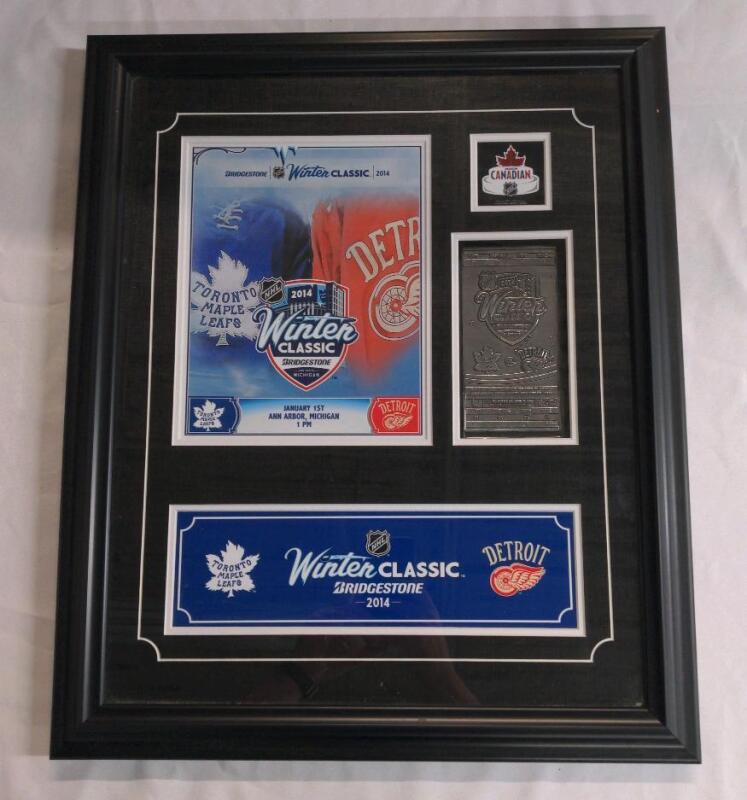 2014 NHL Winter Classic, Framed Memorabilia, 23" by 19"