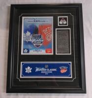 2014 NHL Winter Classic, Framed Memorabilia, 23" by 19"