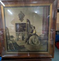 Vintage Framed Print. 25.5" by 27"