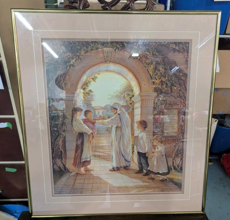 Framed "Journey of Hope" Print by Trisha Romance. 22" by 24.5"