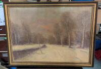 Framed Vintage painting on Canvas. 31" by 23"